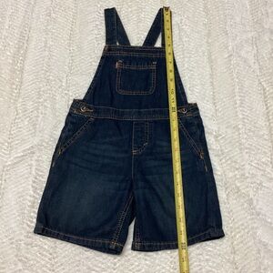 Levi’s Overall Shorts Denim 4T Summer Red Tab Bib Shorts Unisex Overalls